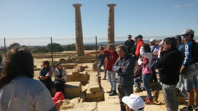 Visita la ciudad romana de Los Bañales